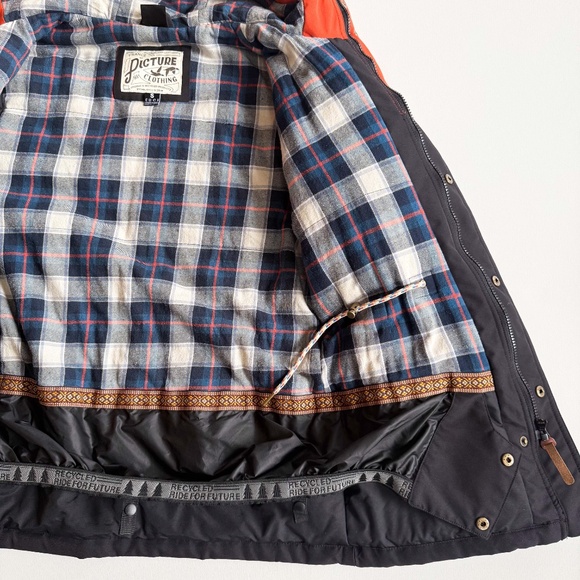 Picture Organics Jack Insulated Wind-Waterproof Ski Snowboard Jacket Men's Small - Picture 6 of 16